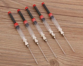 Riempitore per convertitore di cartucce d'inchiostro per penna stilografica da 2 pezzi, assorbitore di inchiostro a molla, dispositivo per siringa con sacca d'inchiostro, scuola, forniture per ufficio