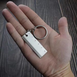 5cm Mini Metal Ruler, Portable Mini Ruler, School, Office Supply, Ruler, Stationery Supplies, Student Supply