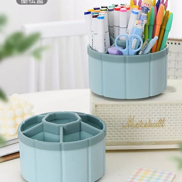 Rotating Desktop Organizer, Pencil Holder, Stationery Holder, 360 Degree Rotating Pen Holder, Office, School Supply, Party Favor