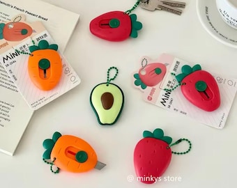 1pc Cute Mini Utility Knife, Portable Utility Knife, Fruit Utility Knife, Art Knife, Box Cutter, Letter Opener, Stationery Supplies