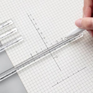 Regla triangular transparente de 15 cm, regla recta, regla de medición con forma de triángulo, escala de medición acrílica, regla escolar, regla de oficina