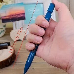 2 Set Thick Flat Head Mechanical Pencil, Pencil With 6pcs Refill Set, 2B Pencil, Pencil With Eraser, Writing Drawing Pencil, Gift image 6
