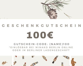 100 Euro gift voucher - value voucher gift idea