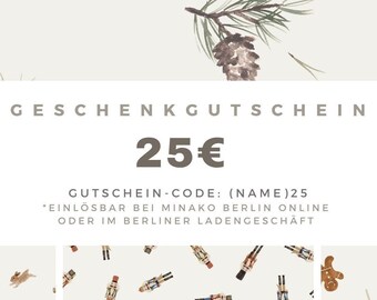 25 Euro gift voucher - value voucher gift idea