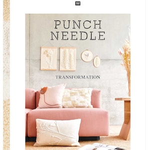 Punch Needle Book Nr. 4 Transformation Broderibok - Exempel med mönster och instruktioner Rico Design