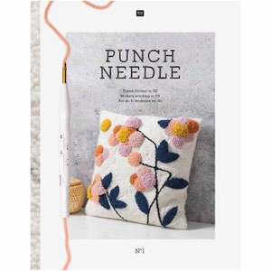 Punch Needle Book Trends Embroidery in 3D - patterns & tutorials Rico Design