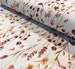 Wild Flowers Rib Jersey Fabric - Watercolor Floral half yard