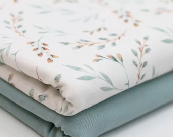 Willow Branch Jersey Fabric - soft quality priced by half yard
