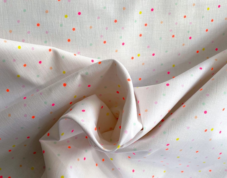 from 50 cm confetti neon fabric 100% cotton Rico Design image 1