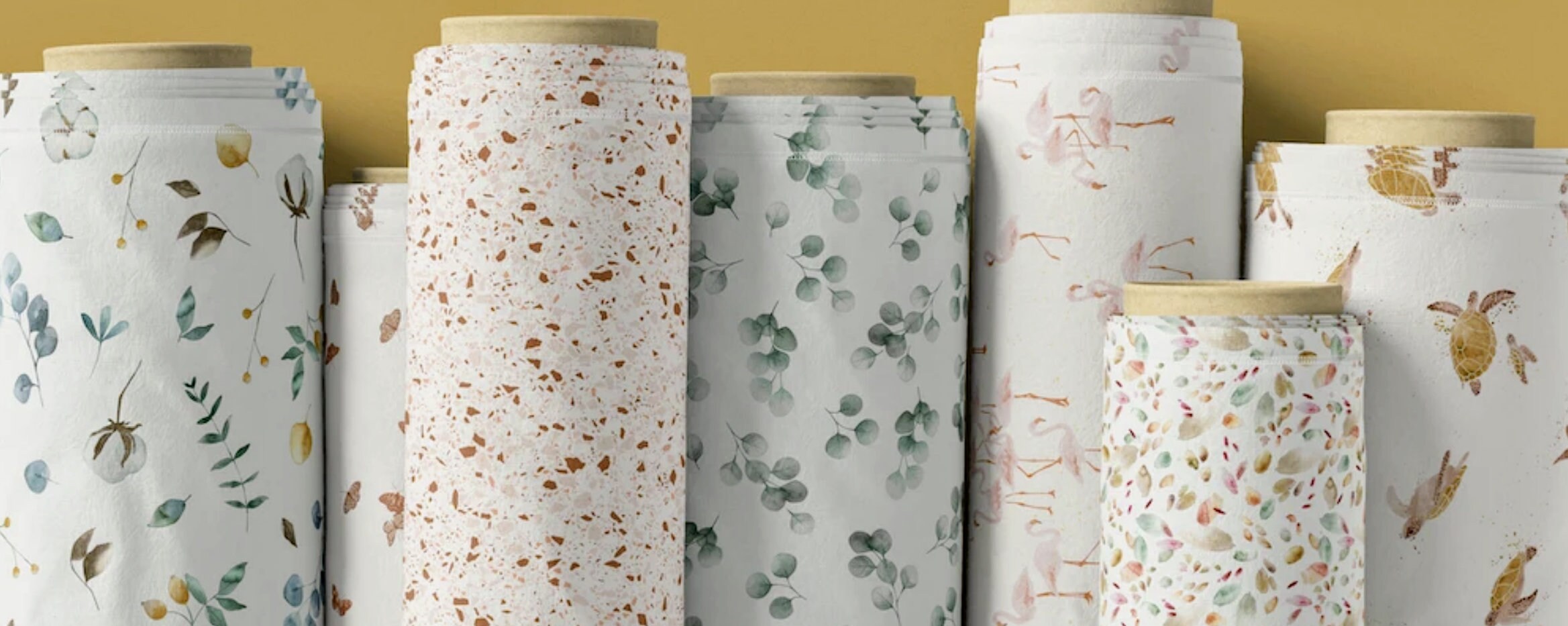 Pampas Grass Jersey Fabric Soft Quality Priced by Half Yard Etsy