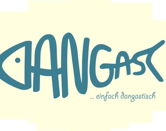 Car sticker 'Dangast' D-sign