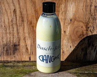 Duschjelly Patchouli | Duschgel | Shower Gel | Body wash | Vegan | Recycling PET Flasche | 250ml | Vinatge | 70er | Retro | [259]