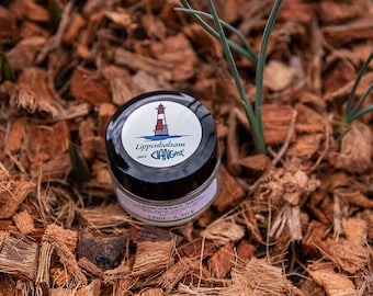 Lippenbalsam | Lipgloss | Natur | Glastiegel | Lippenpflege | Sheabutter | Handmade | Handgemacht | Geschmackneutral | Wattseife [370]