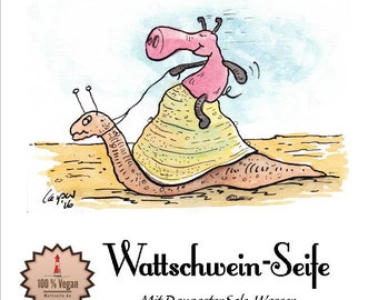 Naturseife | Seife | Wattschweinseife | Palmölfrei | Vegan | Dangast | Solewasser | Soleseife | Händewaschen schützt vor Infektionen [202]