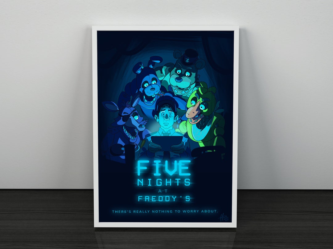 Five Nights at Freddy's Art Print Gaming Room Poster, Game Room - Etsy