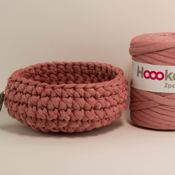 Hoooked Zpagetti 0,07 EUR/m Velvet Strawberry H0377