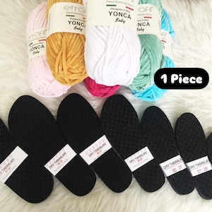 Ruber soles for crocheting diy ,Felt soles for slippers,warm soles for baby,faux leather sole,ekstra big size crochet soles,non slip insole