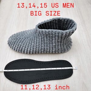 Mens size 14 slipper socks best sale