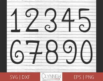 Download Fancy Number Svg Etsy