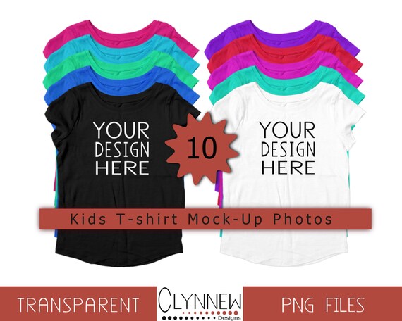 Toddler Shirt Mockup Bundle T-Shirt Mockup Photo Templates