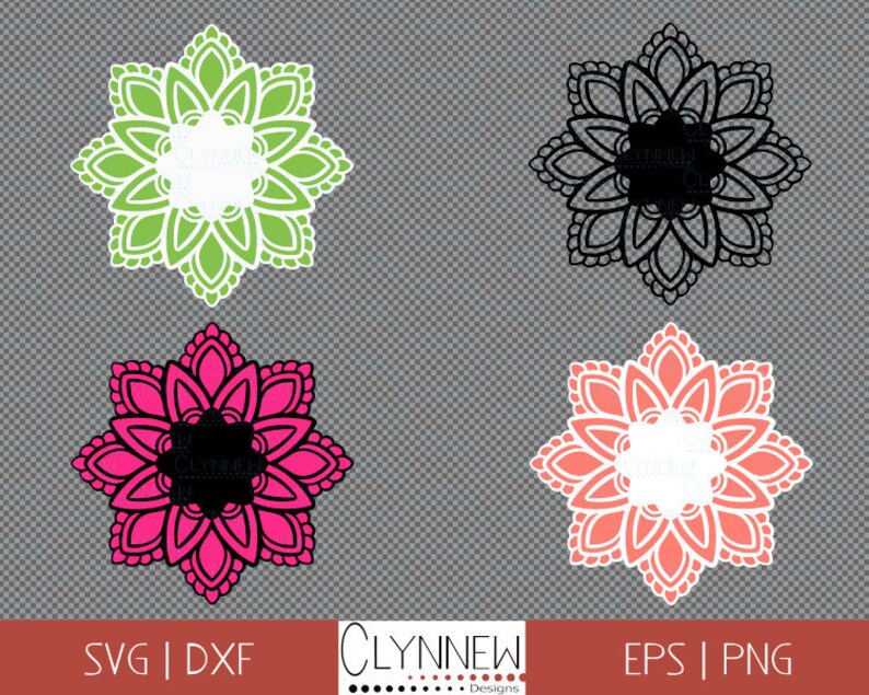 Free Free Mandala Flower Monogram Svg SVG PNG EPS DXF File