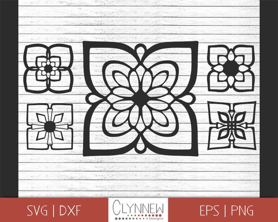 Download Kits How To Tatting Lacemaking Flower Mandala Svg Design Png Black And White Geometric Flower Silhouette Design For Vinyl Cutting Square Flower Svg Download Dxf