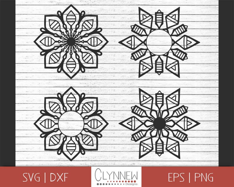 Download Square Mandala Svg Mandala Svg Black Geometric Designs Etsy