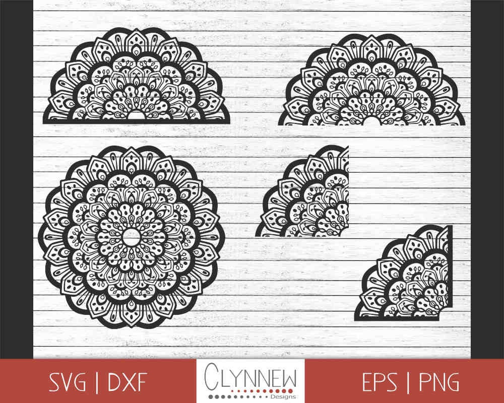 Free Free 239 Half Flower Mandala Svg SVG PNG EPS DXF File