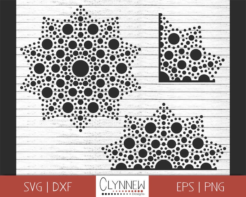Download Star Mandala Dotting Design Patterns With Circles Dot Mandala Svg Dxf Png Half Corner Mandalas Stencil Templates For Vinyl Cutting Clip Art Art Collectibles