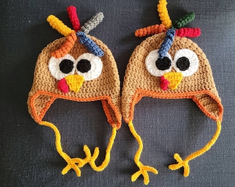Thanksgiving Turkey hat for baby, toddler, kids
