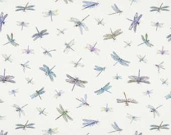 OILCLOTH Dragonfly // delicate colours // matt surface // Tablecloth // Dragonfly // By the meter // 50