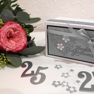 Explosionsbox zur Silberhochzeit