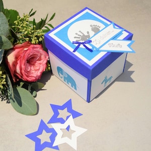 Explosionsbox zur Taufe