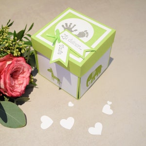 Explosionsbox zur Taufe