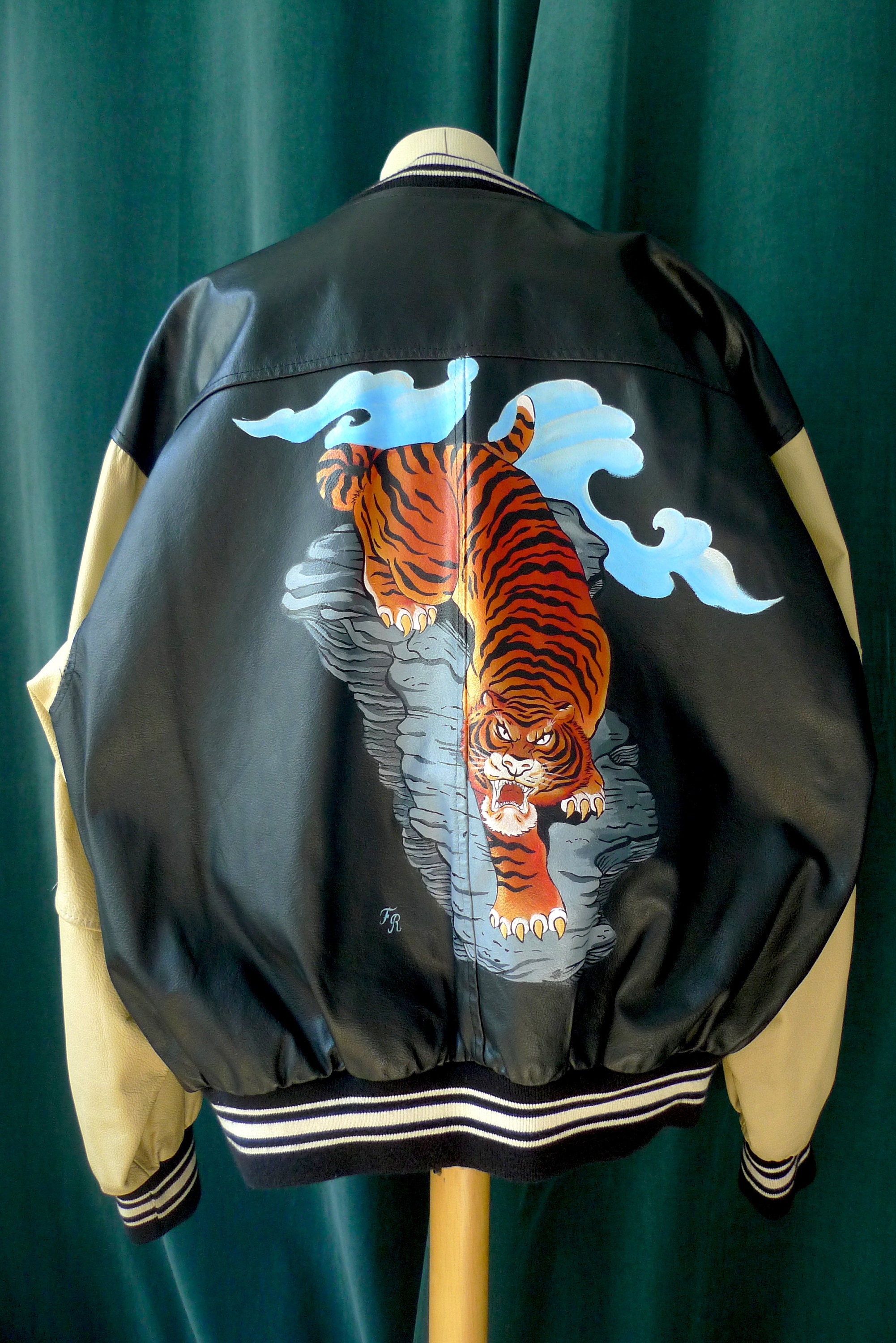 Tiger bomber jacket - Etsy France