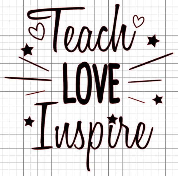 Ensenar Amor Inspire Png Etsy