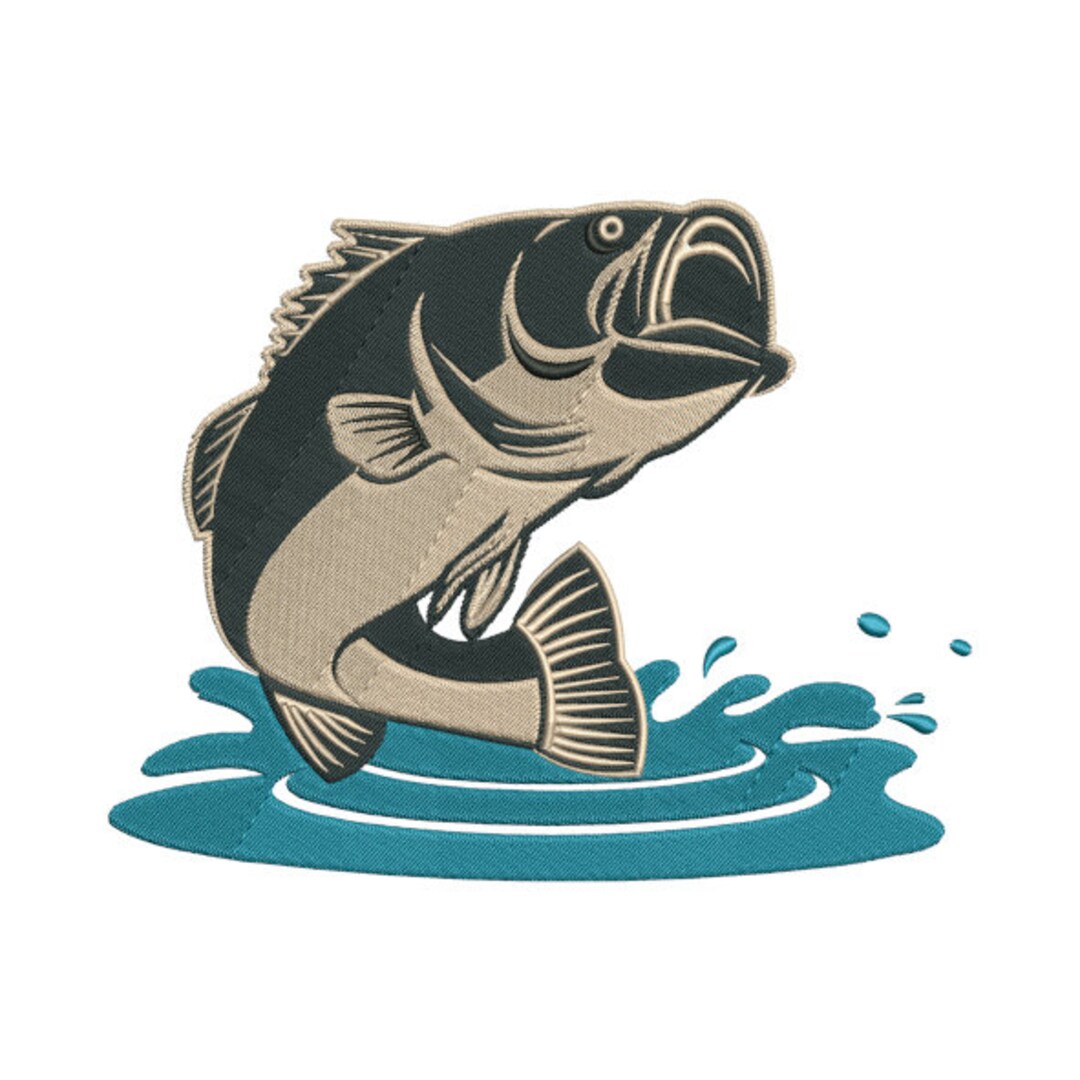 Fish Machine Embroidery Design - Etsy