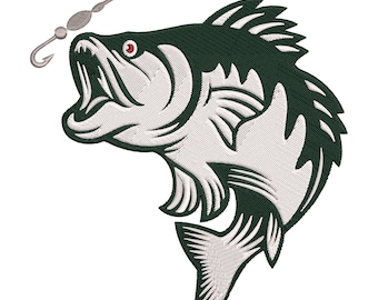 Fish Machine Embroidery Design