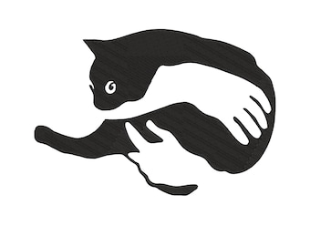 Cat Machine Embroidery Design