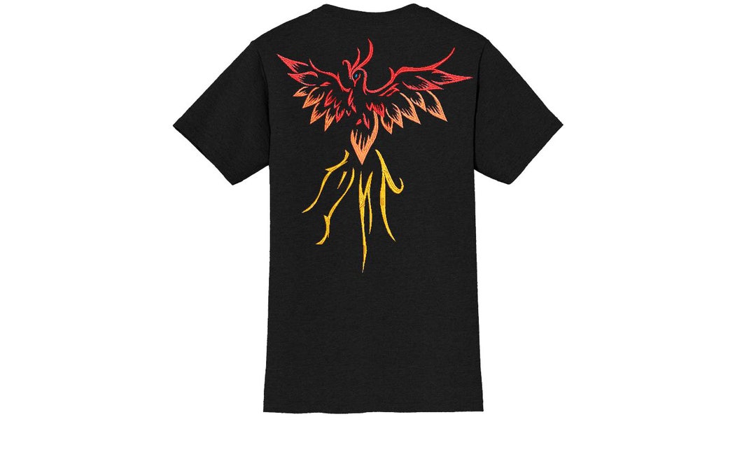 Machine Embroidery Phoenix Etsy