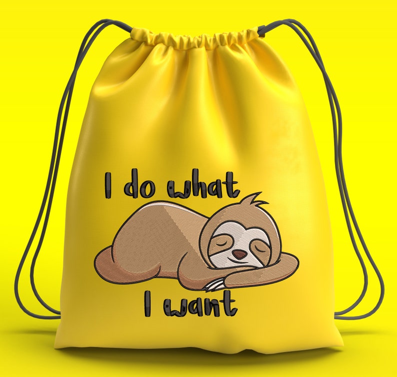 Sloth Machine Embroidery Design in 6 Sizes: - Etsy