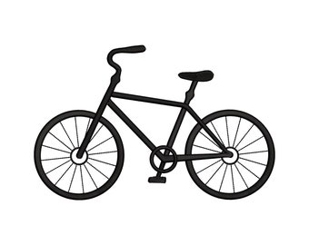 Bicycle Machine Embroidery Design