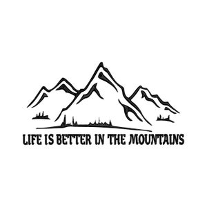 Mountains Machine Embroidery Design