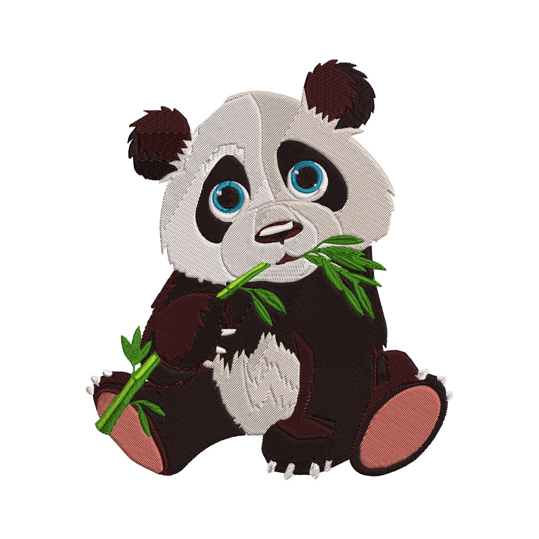 Panda Machine Embroidery Designs - Etsy