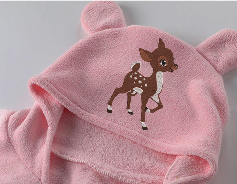 Machine Embroidery Design Baby Deer Etsy