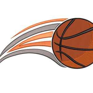 Machine Embroidery Design Basketball