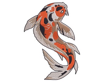 Carp Koi Machine Embroidery Designs