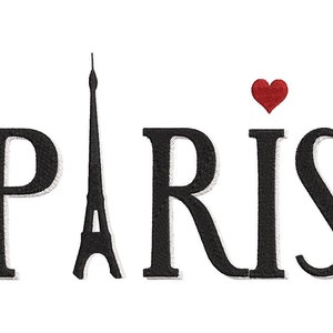 Machine Embroidery Design Paris
