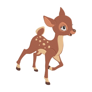Machine Embroidery  Design Baby Deer