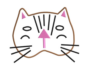 Cat Machine Embroidery Design